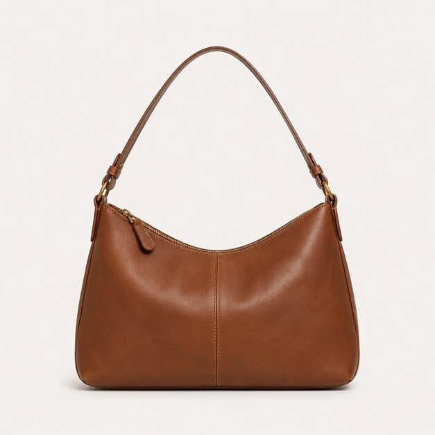 Brown shoulder bag product image.