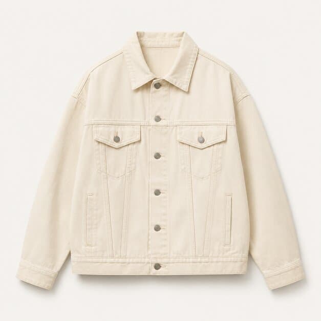 Cream jacket product image.