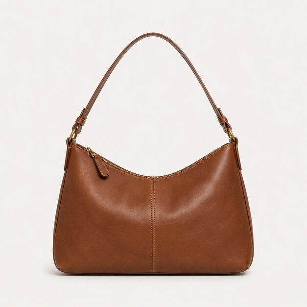Brown shoulder bag product image.